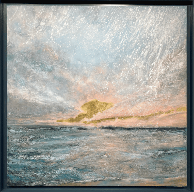 Zonsondergang aan de kust